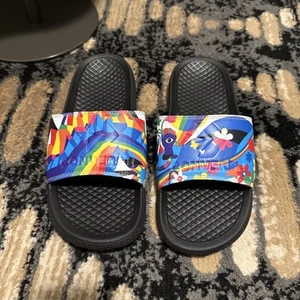 Converse All Star Pride Slide Men's 7 SlipOn Italy Black 170825C Women's 8 - Picture 1 of 3