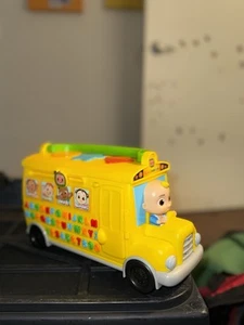Cocomelon musical learning bus, number and letter recognition yellow school bus - Picture 1 of 2