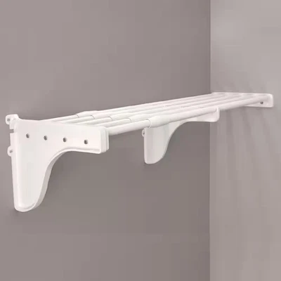 Estantería de armario expandible - sin varilla colgante - fácil de instalar, 18,5 - 28 pulgadas W X 12 Foto 1 de 4