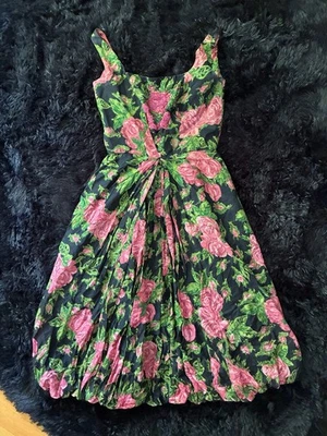 Lee Claire Vintage Floral Dress 1950-60s - Image 1 of 3