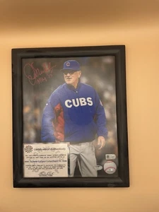 Joe Maddon Cubs signed 8x10 handsigniertes Foto Reprint COA - Bild 1 von 1