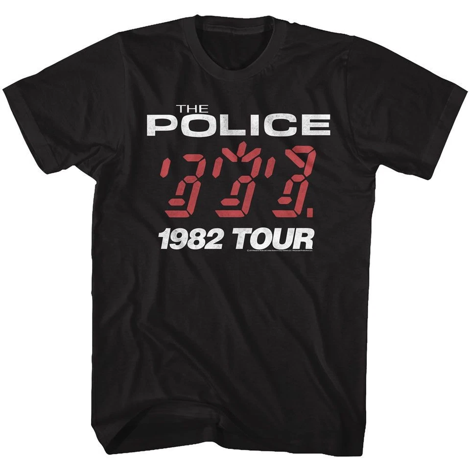 The Police - 82 Tour - Short Sleeve - Adult - T-Shirt - Image 1 of 1