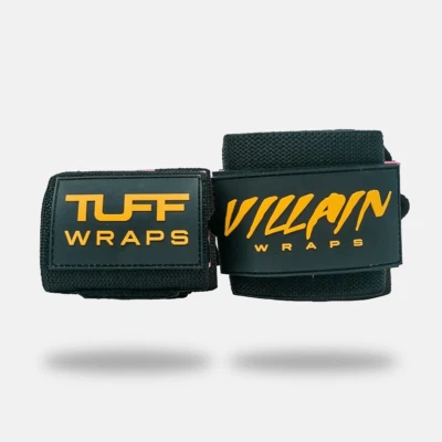 30" Villain Wrist Wraps - Black & Gold - Image 1 of 4
