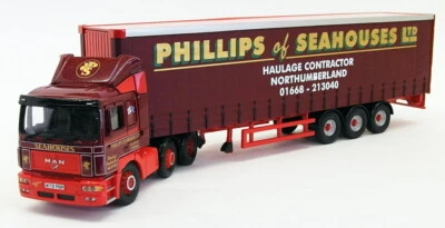 Corgi 1/50 Scale CC12012 - MAN F2000 Curtainside - Phillips - Bild 1 von 4