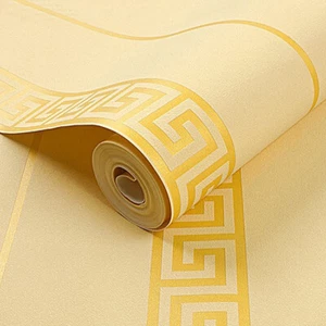 10M Traditional Classic Chinese Flock Embossed Textured Non-woven Wallpaper Roll - Picture 1 of 64