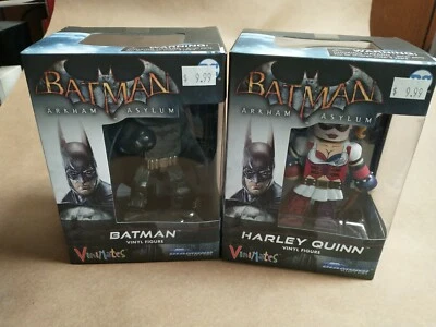 Batman y Harley Quinn lote de 4 pulgadas VINIMATE ¡Figura DC ARKHAM ASYLUM! Foto 1 de 4
