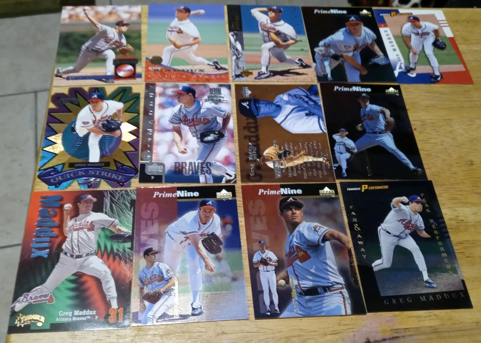 1993-98 Greg Maddux Baseball sports cards Atlanta Braves - Image 1 of 1