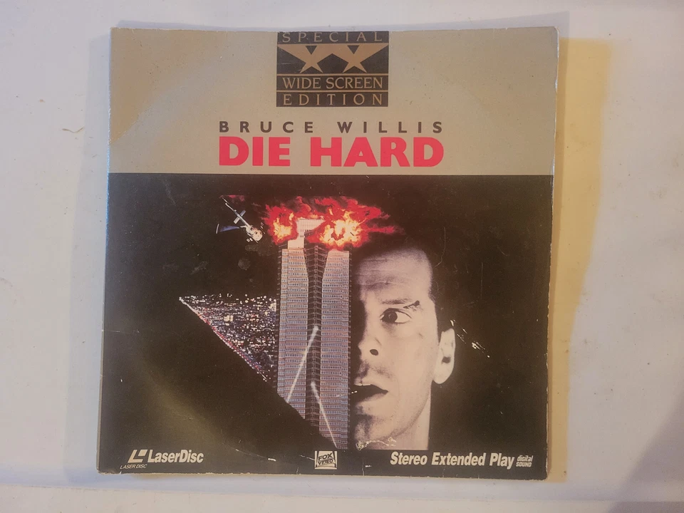 1989 LaserDisc Die Hard Laserdisc Widescreen EP Bruce Willis Very Good Classic! - Image 1 of 4