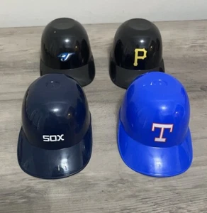 De colección Miniatura MLB Cascos de Bateo Lote Mixto/4 Recuerdo Plástico Helado Cuenco - Imagen 1 de 2