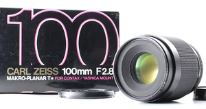 (TOP MINT Box) Contax Carl Zeiss Makro-Planar T* 100mm f/2.8 AEJ Lens From JAPAN - Picture 1 of 9