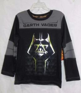 NWT - Boy's L/S Star Wars "Darth Vader" Metallic Tee - Black - Sz 5* - Picture 1 of 1