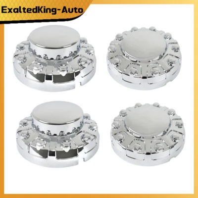 2 * Tapacubos centrales de rueda trasera y delantera para Dodge Ram 4500 5000 2019-2021 cromados Foto 1 de 4