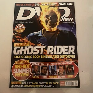 DVD REVIEW Magazine Issue 104 - Ghost Rider Marvel Nicholas Cage 2007 - VGC - Picture 1 of 4