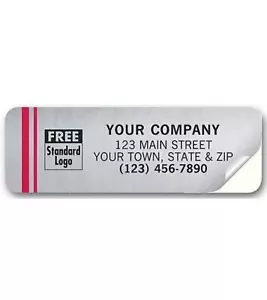 500 Tuff Shield etiqueta de polietileno resistente a la intemperie con negro/NEBS/Deluxe # 367-1 - Imagen 1 de 1