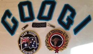 Urban Hip-Hop 1980s Coogi Team Coogi Austrailia HUGE Spellout Patch Set +Bonus - Picture 1 of 7