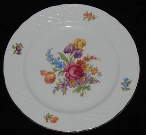 1 Schumann Bavaria Arzberg Germany China flower Salad Or Bread Plate - Picture 1 of 1