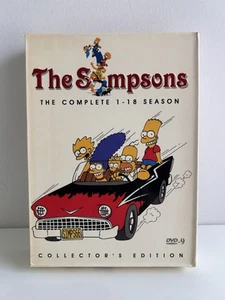 The Simpsons Complete 1-18 Seasons DVD Set Collector's Edition - *RARE* Region 2 - Picture 1 of 15