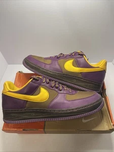 Nike Air Force 1 Low 2006 Insideout Bison Gold Purple Size 13 Mens 312486 272 - Picture 1 of 15
