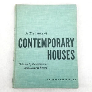 A Treasury Of Contemporary Houses - Architectural Record - 1954, Dodge Corp - Imagen 1 de 8