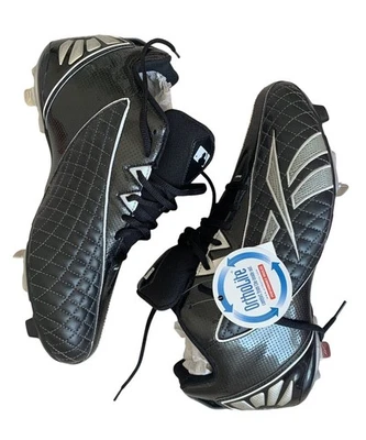 Мужские бейсбольные бутсы Reebok размер 12 Hardlink черные/серебристые с ортолитом новые - Изображение 1 из 4