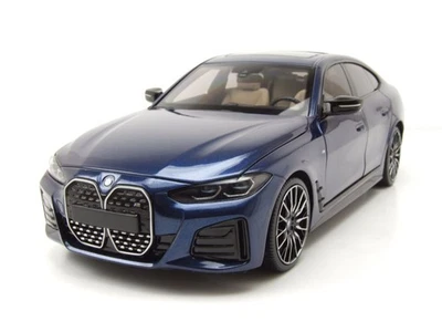 BMW i4 M50 2022 Azul Metálico Coche De Modelo 1:18 Minichamps - Imagen 1 de 4