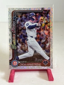 2025 Topps Series 2 Pete Crow Armstrong Future Stars Sand Glitter - Picture 1 of 2