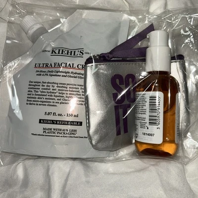 Bolsa de recarga fórmula hidratante crema facial ultra sellada Kiehl's 5,07 oz / 150 ml Foto 1 de 4
