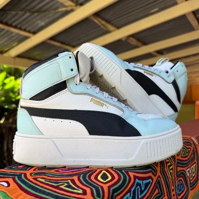 PUMA CA Pro Classic Mid Women’s 387213-02 Size 8 – Karmen / Rebelle Style – Aqua - Image 1 of 4