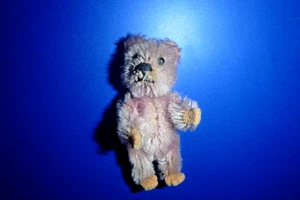 SCHUCO MINATURE LILAC BEAR 1920'S 6 CMS - Picture 1 of 10