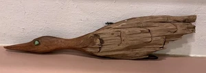 Driftwood Duck Rustic Handmade 20”x 5”x 4” - Picture 1 of 14