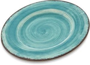Piatto da portata in plastica mescolabile con stile ceramica per casa e ri... - Foto 1 di 2