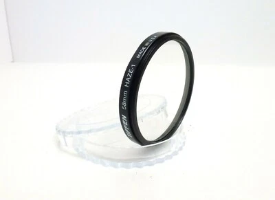 Tiffen 58mm UV-1 Haze-1 (Ultra Violet) Glass Filter #58HZE - Image 1 of 4