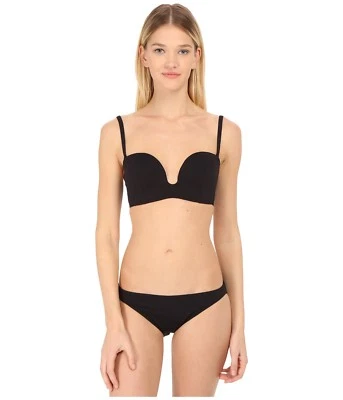NUEVO CON ETIQUETAS PROENZA SCHOULER S Traje de baño bikini copa moldeada negro $425 diseñador de dos piezas Foto 1 de 4