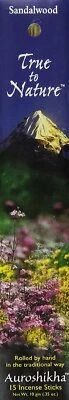 Novo incenso Auroshikha, sândalo 15 palitos de incenso laminados à mão WO5 - Imagem 1 de 2