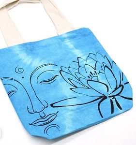 Casual Cotton Jute Hand Bag For Women. Great For The Gym, Shopping Etc - Picture 1 of 4