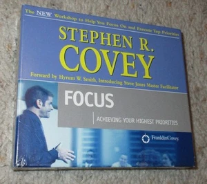 New Sealed STEPHEN R. COVEY & FRANKLIN COVEY ASSOCIATES: FOCUS - Picture 1 of 2