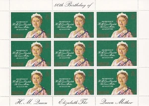 Gibraltar 1980 Yvert 410 Mini Sheet The Queen Mother MNH - Picture 1 of 1