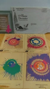 Vintage Advertising Stamp's Shop Actual Paint Color Samples Collection Illinois - Picture 1 of 7