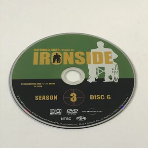 IRONSIDE Season 3 Individual DVD REPLACEMENT Disc 6 - DISC ONLY - Picture 1 of 2
