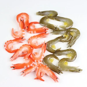2 PCS Shrimp Models Lifelike Lobster Toy Decorations Simulation Child - Picture 1 of 11