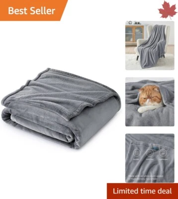Manta polar mullida de felpa ultra acogedora - Doble (60x80 pulgadas) - Multiuso Foto 1 de 4