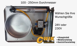 Pneumatischer Absperrschieber Absaugrohr Rohre Bord Absaugung - Bild 1 von 1