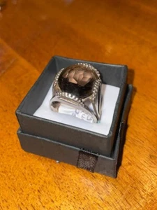 Sterling silver Smoky Quartz Ring - Picture 1 of 5