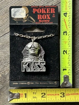 KISS Pendant Necklace Jewelry Sphinx Hot In The Shade Germany Vintage Kiss A - Image 1 of 4