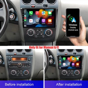 For Nissan Altima 2007-2012 Apple Carplay Car Radio Android 11 GPS FM Stereo - Picture 1 of 12