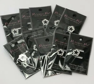 Parisian Pet Dazzling Sliders Flower/ Star Charm DPC06CR Lot of 10 - Picture 1 of 3