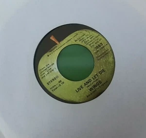 WINGS~LIVE AND LET DIE/ I LIE AROUND~NM-ORIG 1973 APPLE 45~SLV~MCCARTNEY~BEATLES - Picture 1 of 3