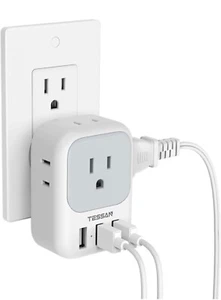 Tessan Reisestecker Adapter USB, International Plug Adapter (Open Box) - Bild 1 von 5