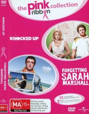 Knocked Up + Forgetting Sarah Marshall DVD (Region 2,4) Pink Ribbon Collection - Image 1 of 3