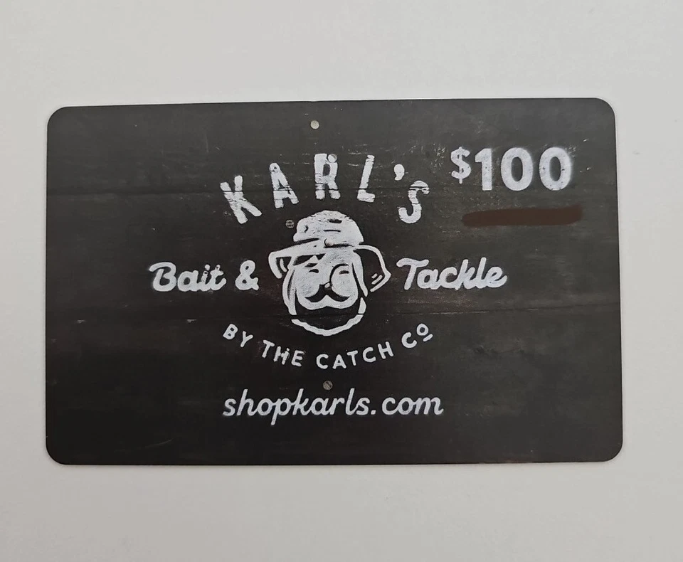 Karl's Bait & Tackle Gift Card- $100 Value - Image 1 of 1